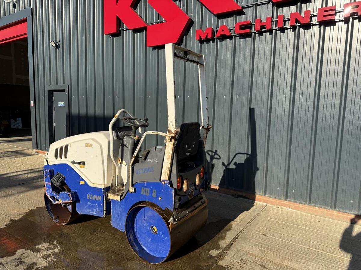 Used Hamm HD 8 VV 1.6t Roller