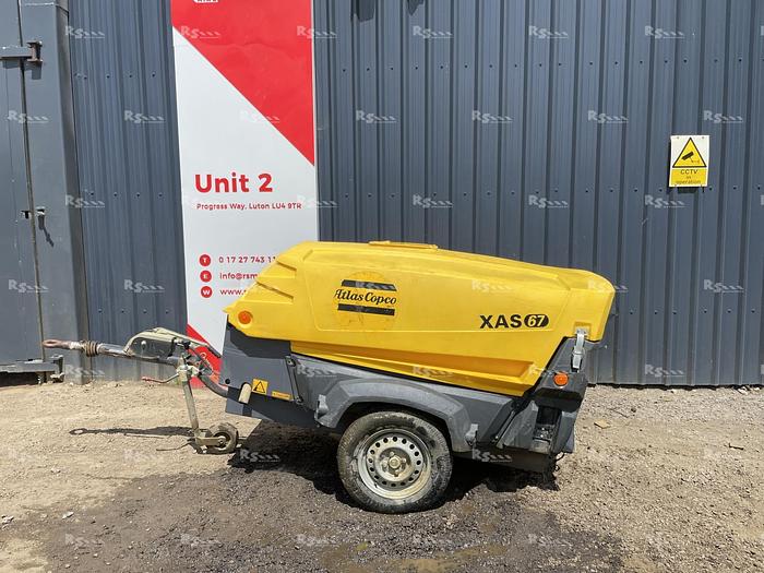 Used ATLAS COPCO XAS67 KD
