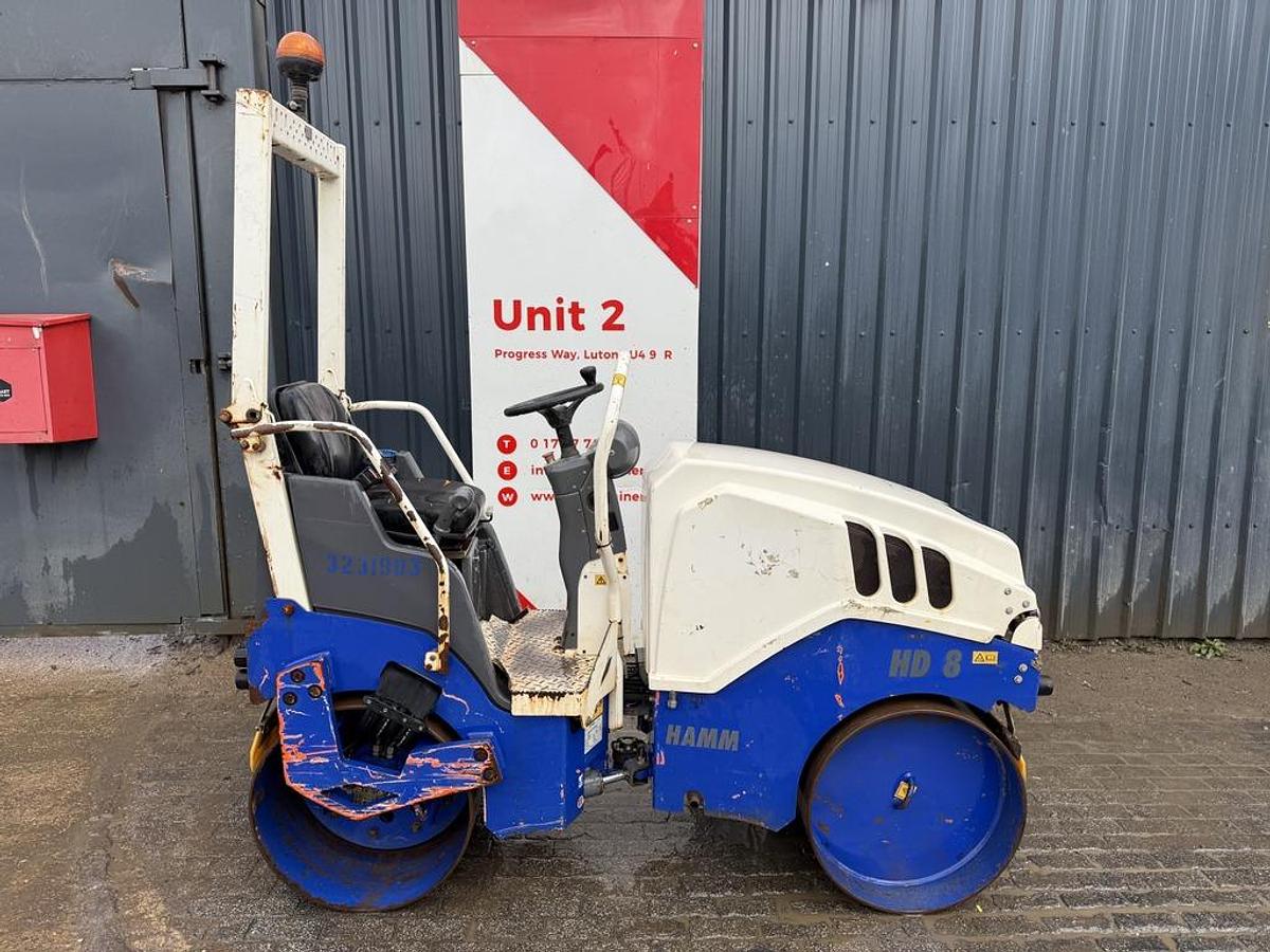 Used Hamm HD 8 VV 1.6t Roller