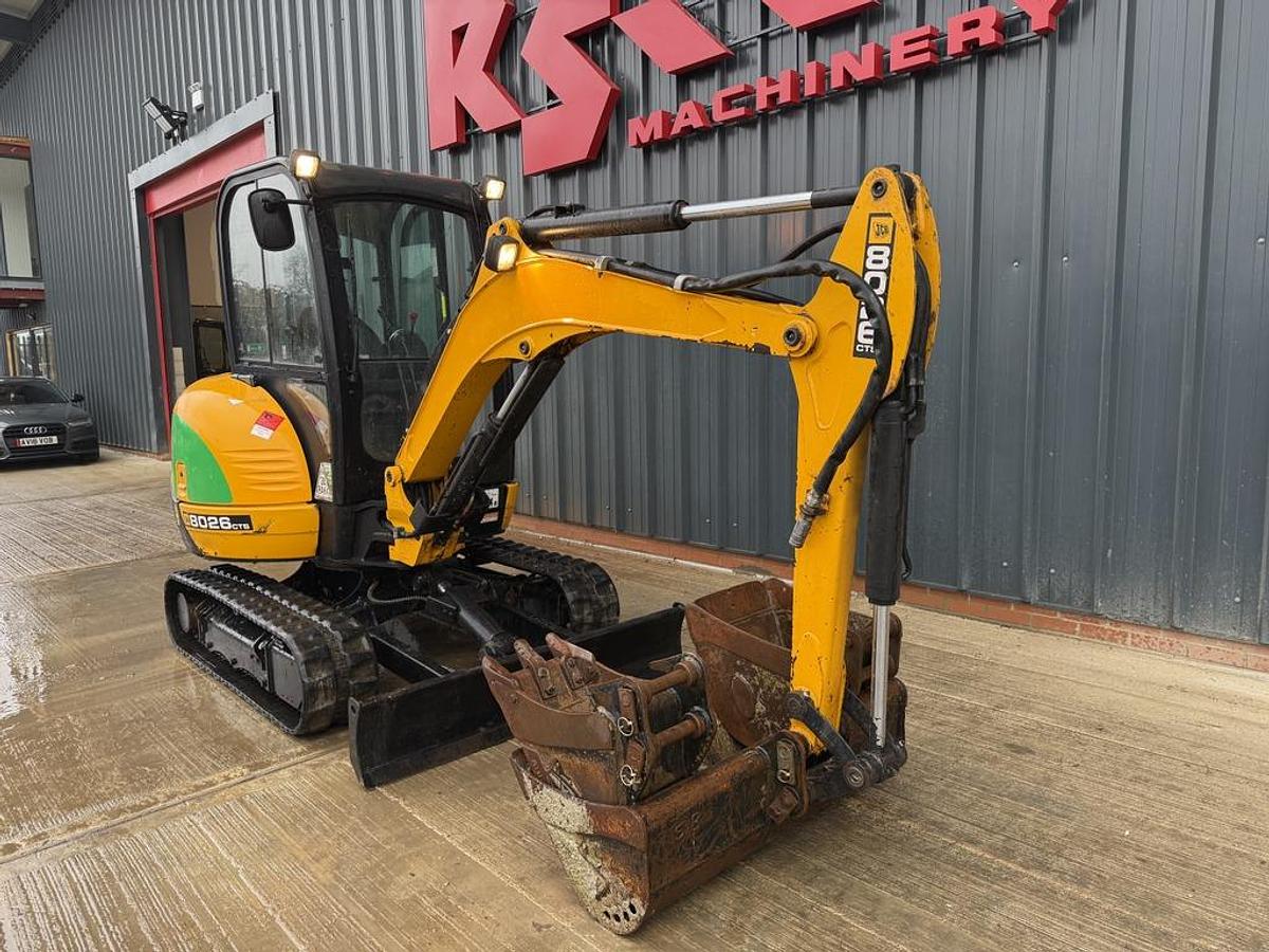 Used JCB 8026 CTS 2.8t Mini Excavator
