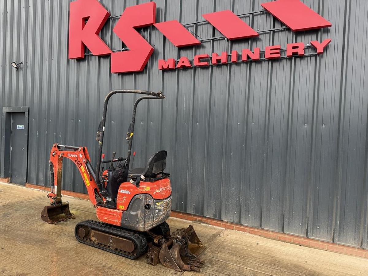 Used Kubota K008-3 1t Micro Excavator