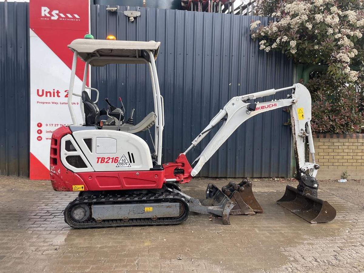 Used Takeuchi TB216 1.8t Mini Excavator