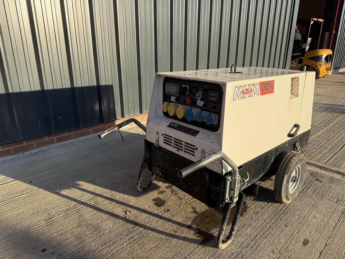 Used MHM MG 10000 SSKH-V 10 kVA Diesel Generator
