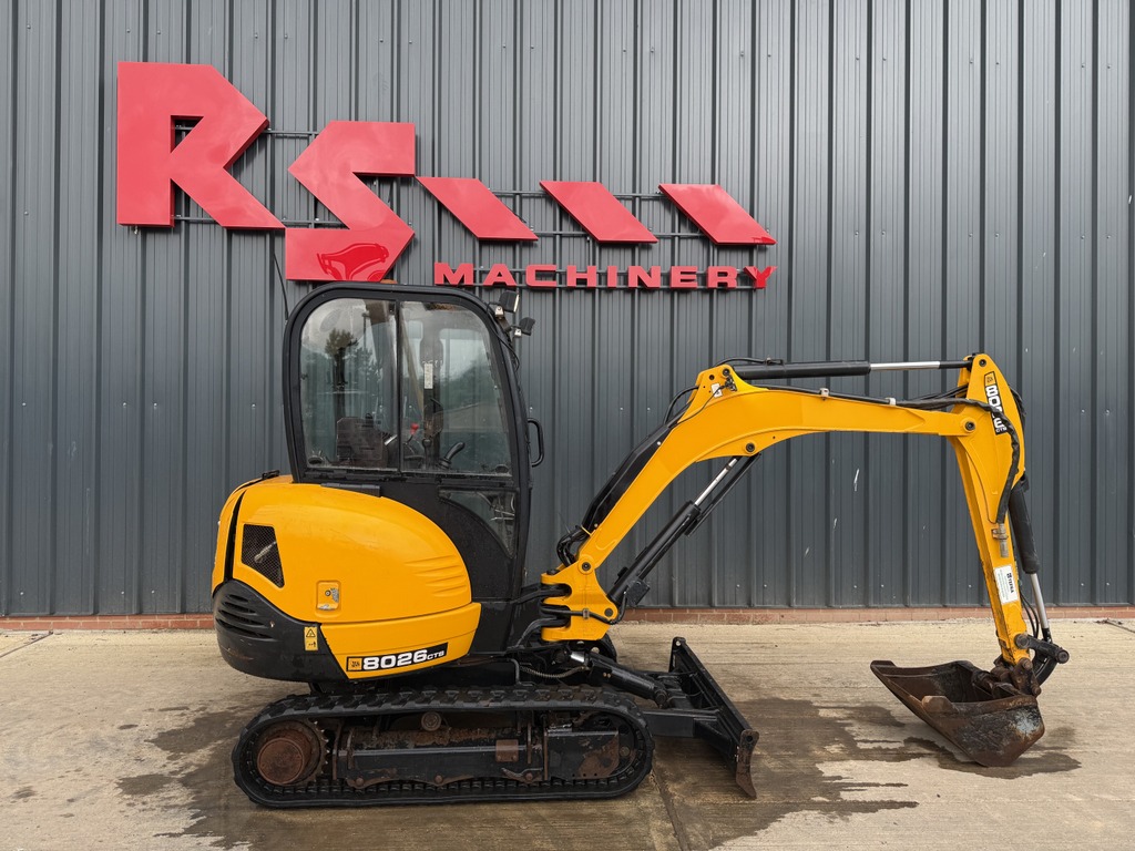 Used JCB 8026 CTS 2.8t Mini Excavator
