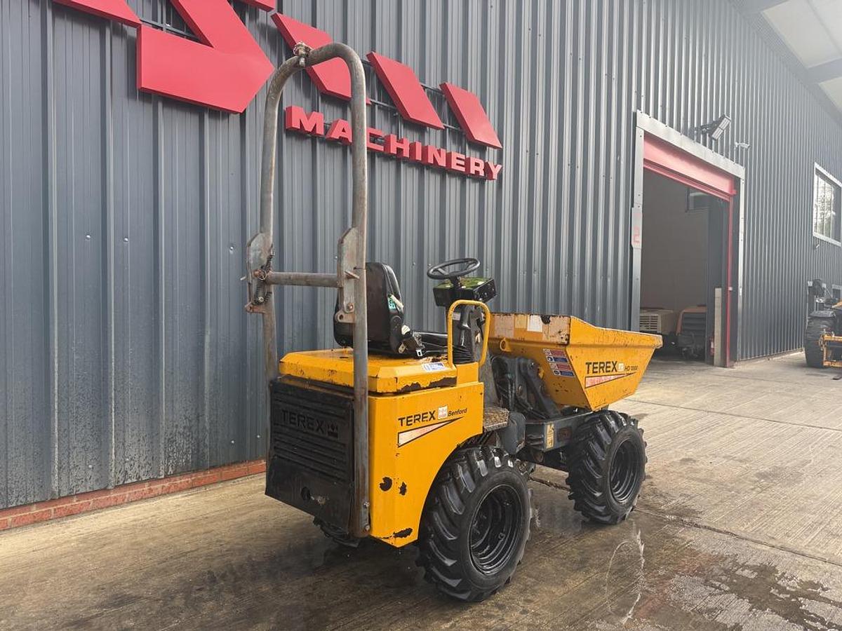 Used Terex Benford HD1000 1 Ton High Tip Dumper