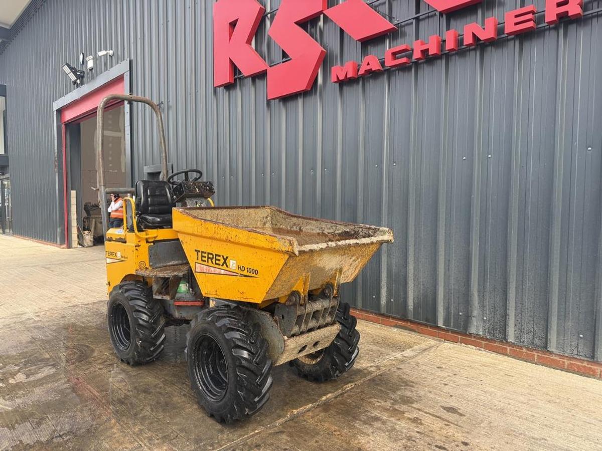 Used Terex Benford HD1000 1 Ton High Tip Dumper