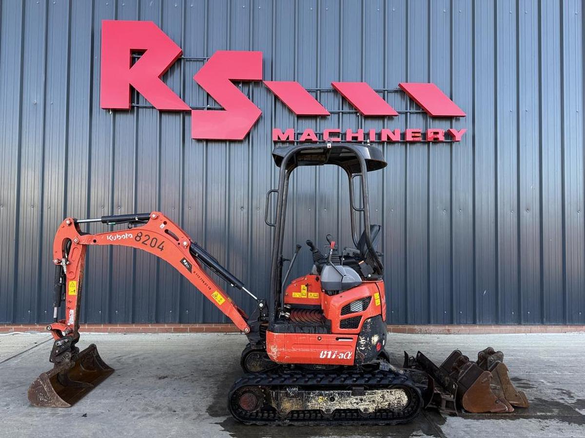 Used Kubota U17-3 1,7t Mini Excavator