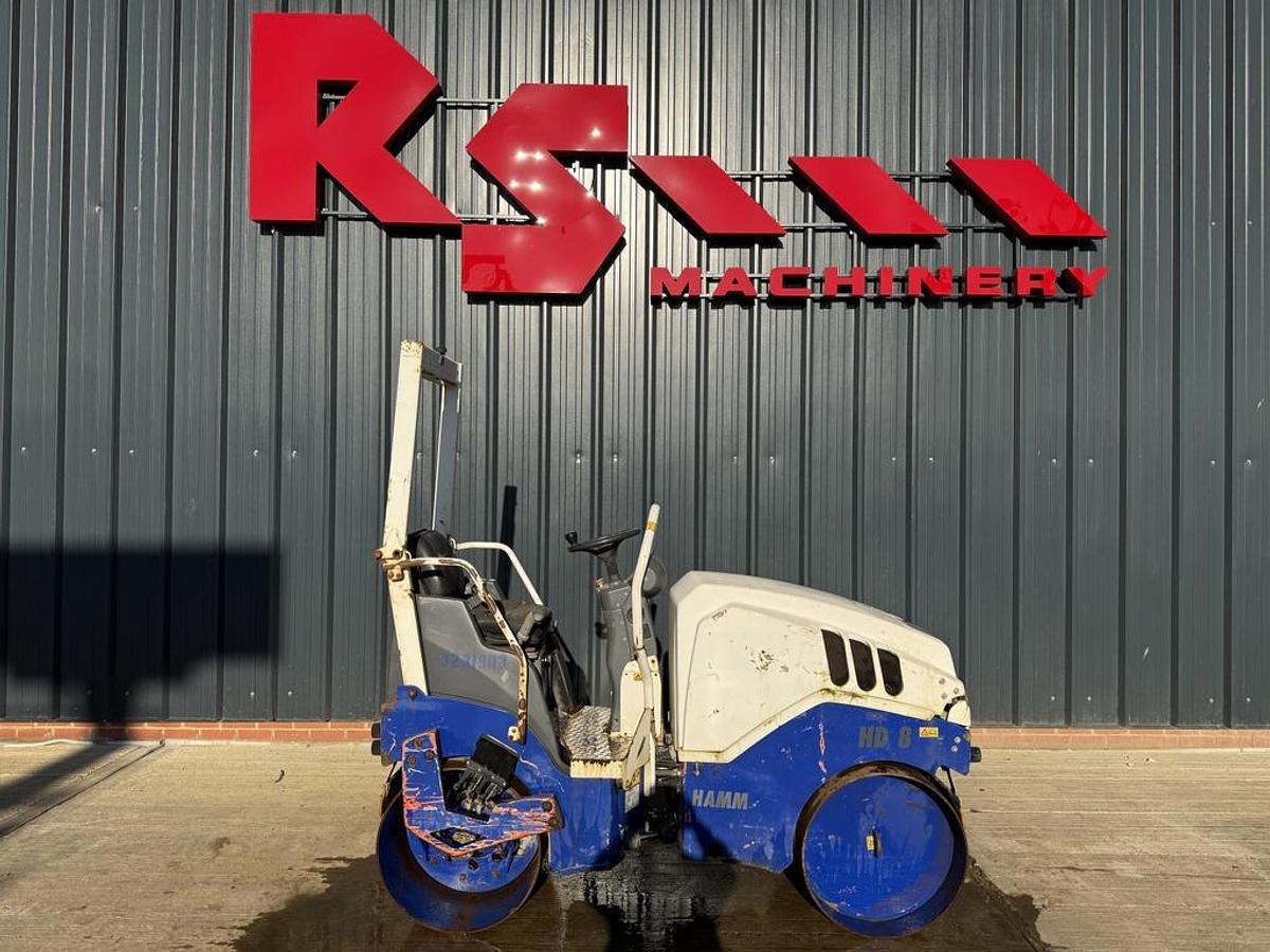Used Hamm HD 8 VV 1.6t Roller