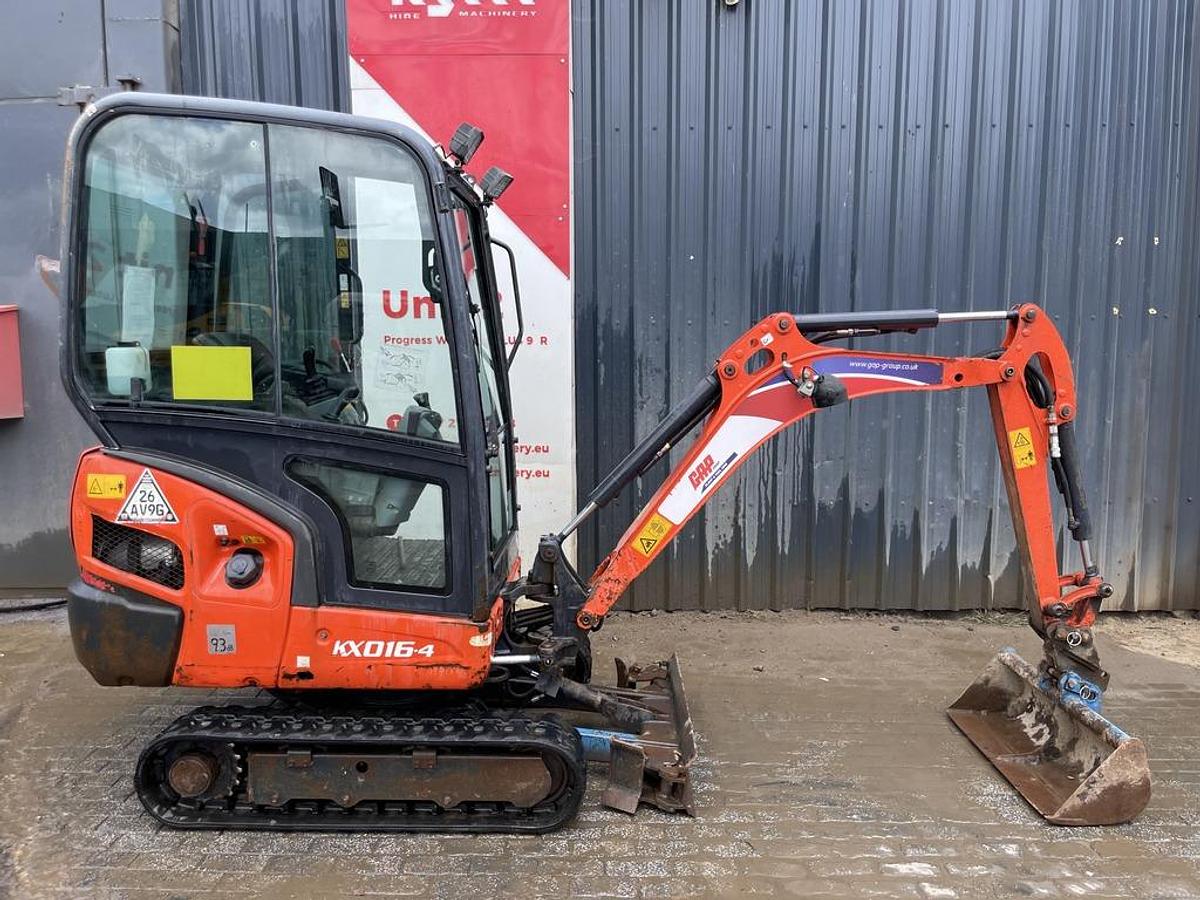 Used Kubota KX016-4 1.6t Mini Excavator