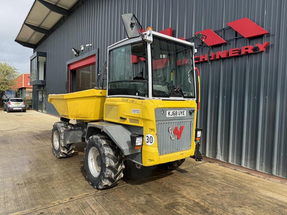 Used Wacker Neuson DV60 6t Dual View Swivel Dumper