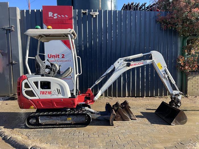 Used Takeuchi TB216 1.8t Mini Excavator