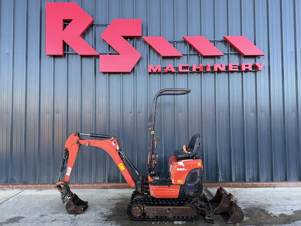 Used Kubota K008-3 1t Micro Excavator