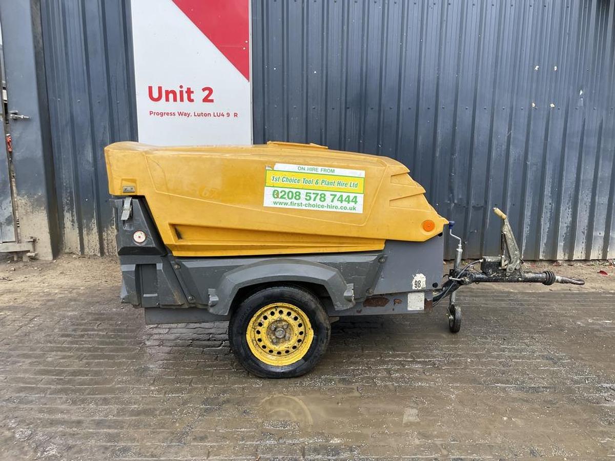 Used Atlas Copco XAS67 3.6 m3/min Compressor