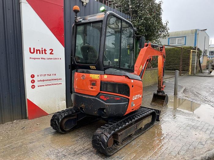 Used Kubota U27-4 2.7t Mini Excavator