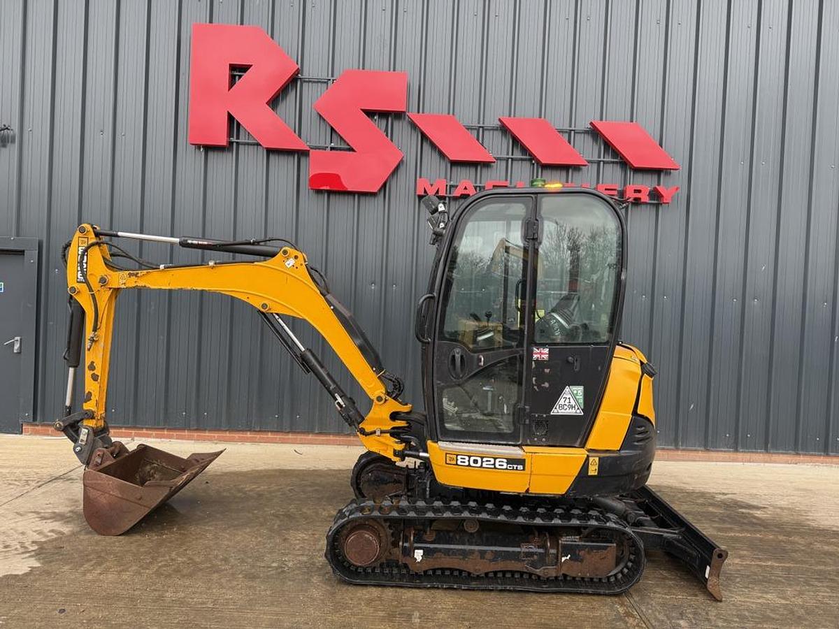 Used JCB 8026 CTS 2.8t Mini Excavator