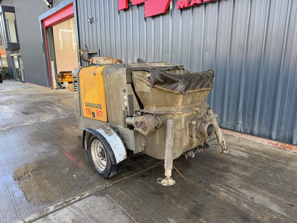 Used Turbosol TB30 Concrete Pump