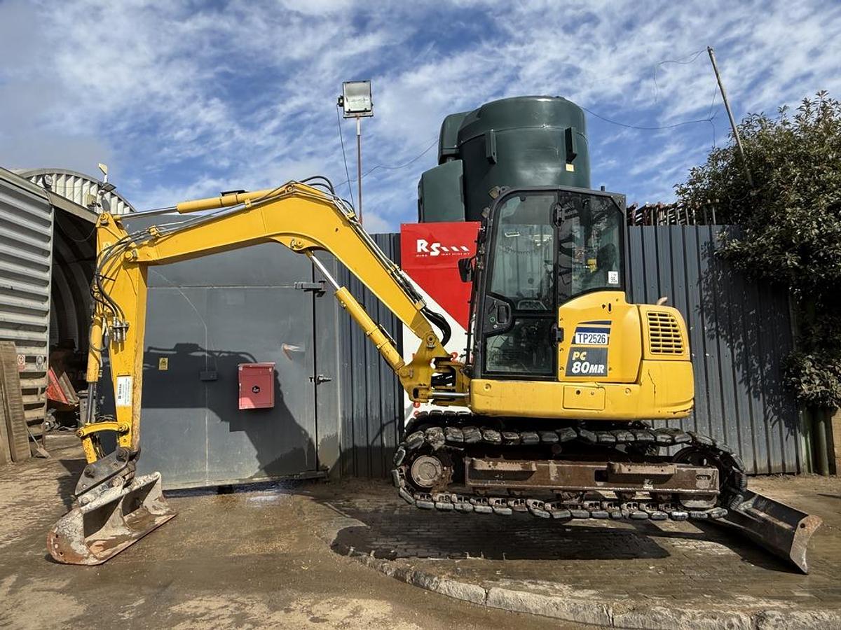 Used Komatsu PC80MR-5 8t Mini Excavator