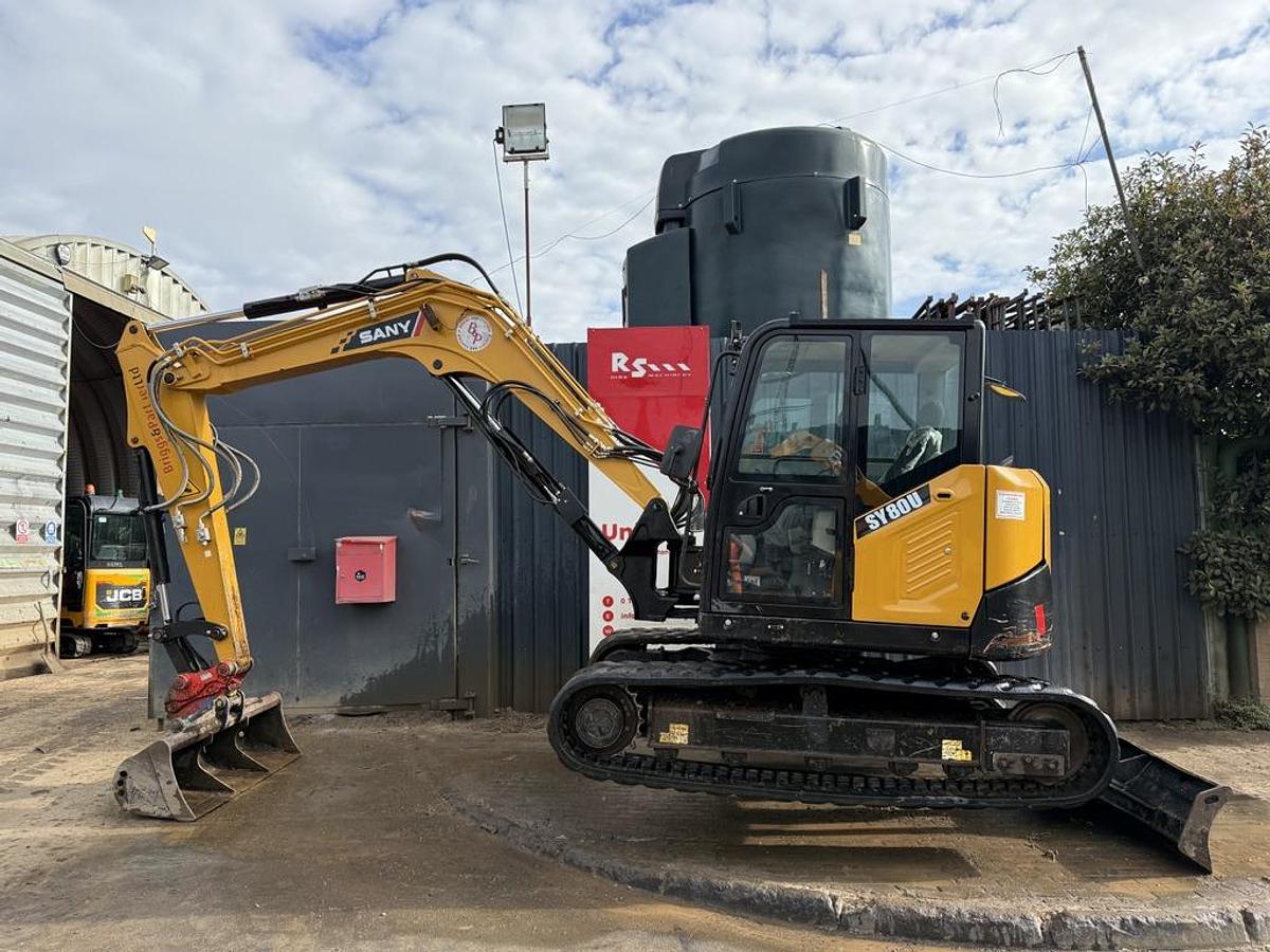 Used Sany SY80U 8.8t Mini Excavator