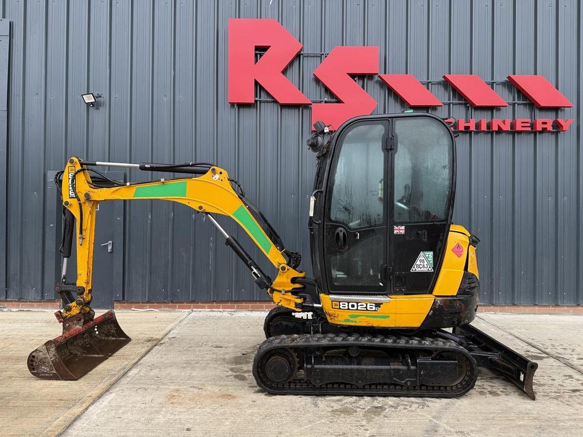Used JCB 8026 CTS 2.8t Mini Excavator
