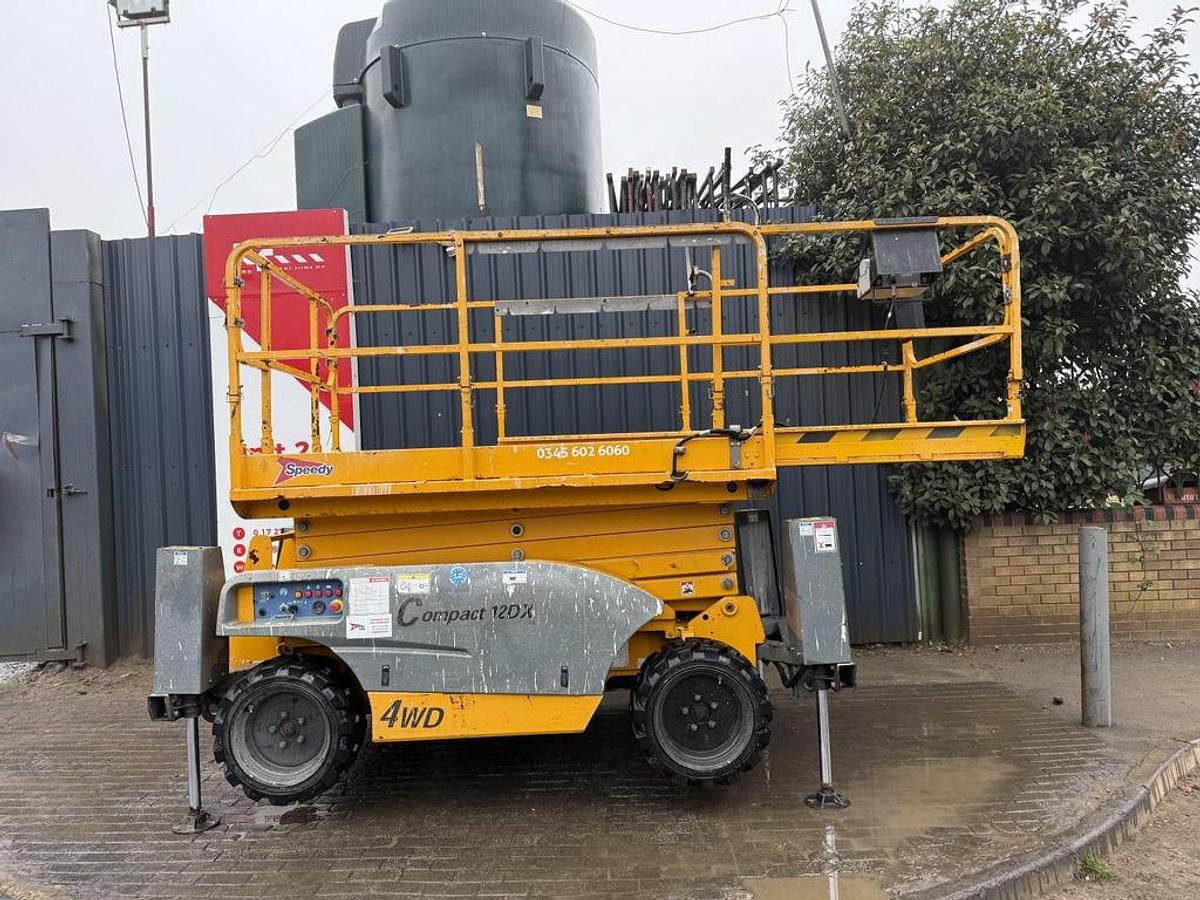 Used Haulotte Compact 12DX 12m Diesel Scissor Lift