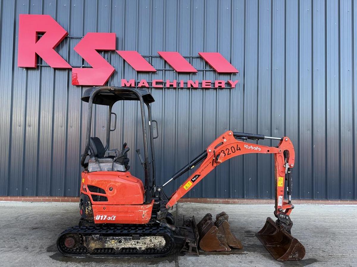 Used Kubota U17-3 1,7t Mini Excavator