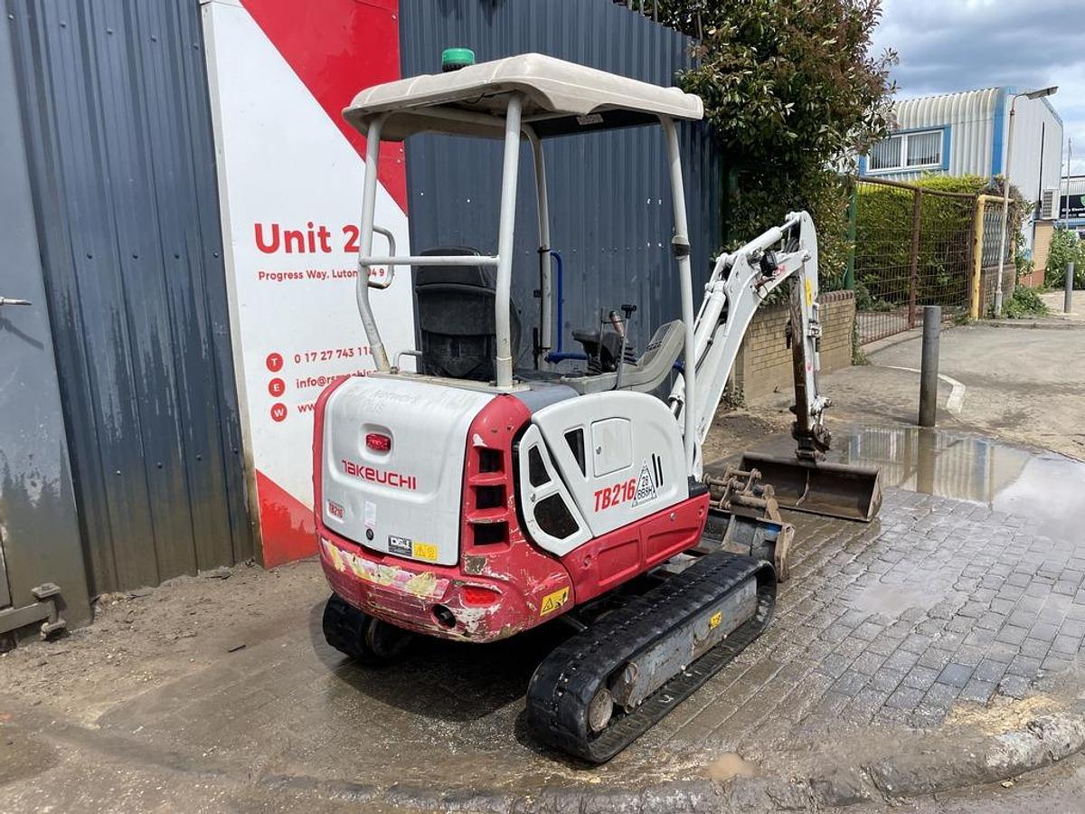 Used Takeuchi TB216 1.8t Mini Excavator