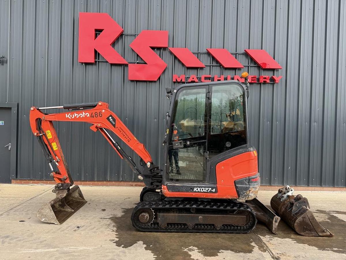 Used Kubota KX027-4 2.7t Mini Excavator