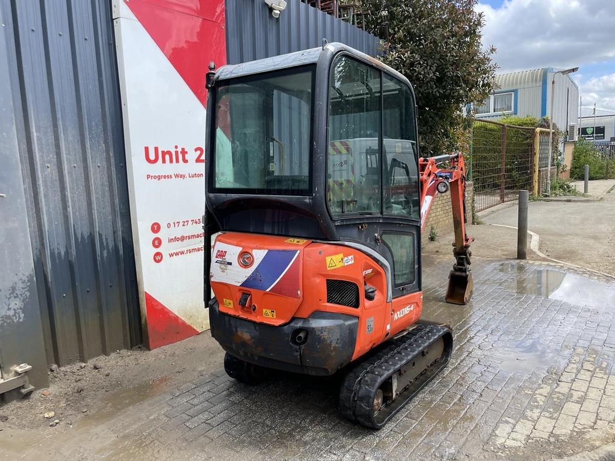 Used Kubota KX016-4 1.6t Mini Excavator