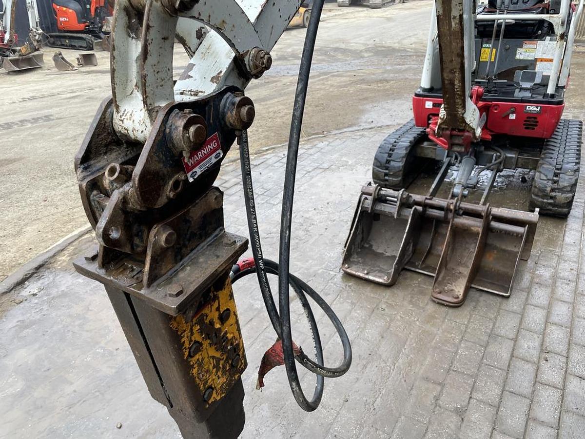 Used Takeuchi TB216 Mini Excavator + Breaker