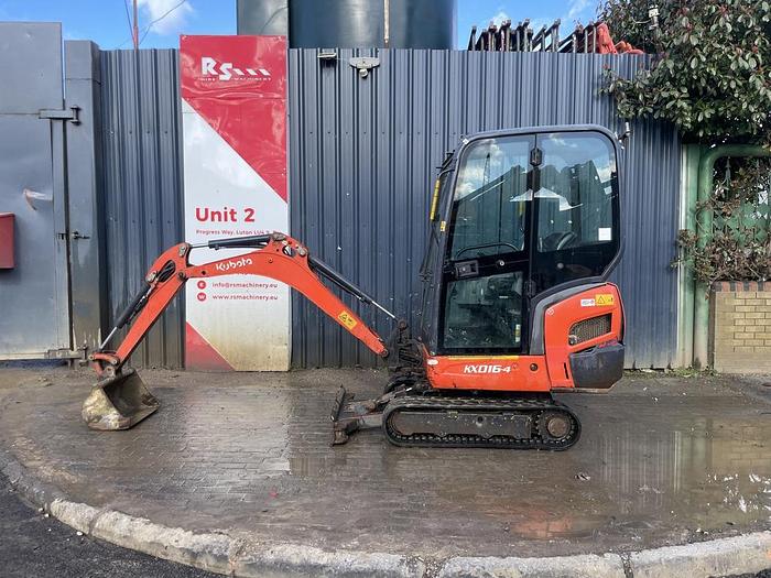 Used Kubota KX016-4 1.6t Mini Excavator