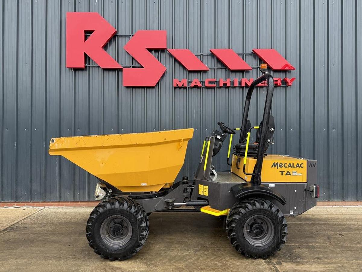 Used Mecalac TA3sh 3 Ton Swivel Dumper