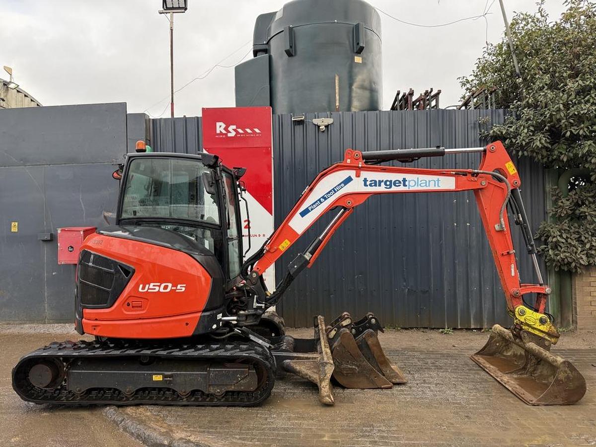 Used Kubota U50-5 5t Mini Excavator