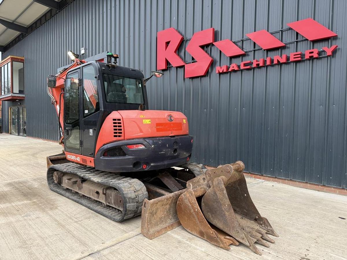 Used Kubota KX080-4 8t Mini Excavator