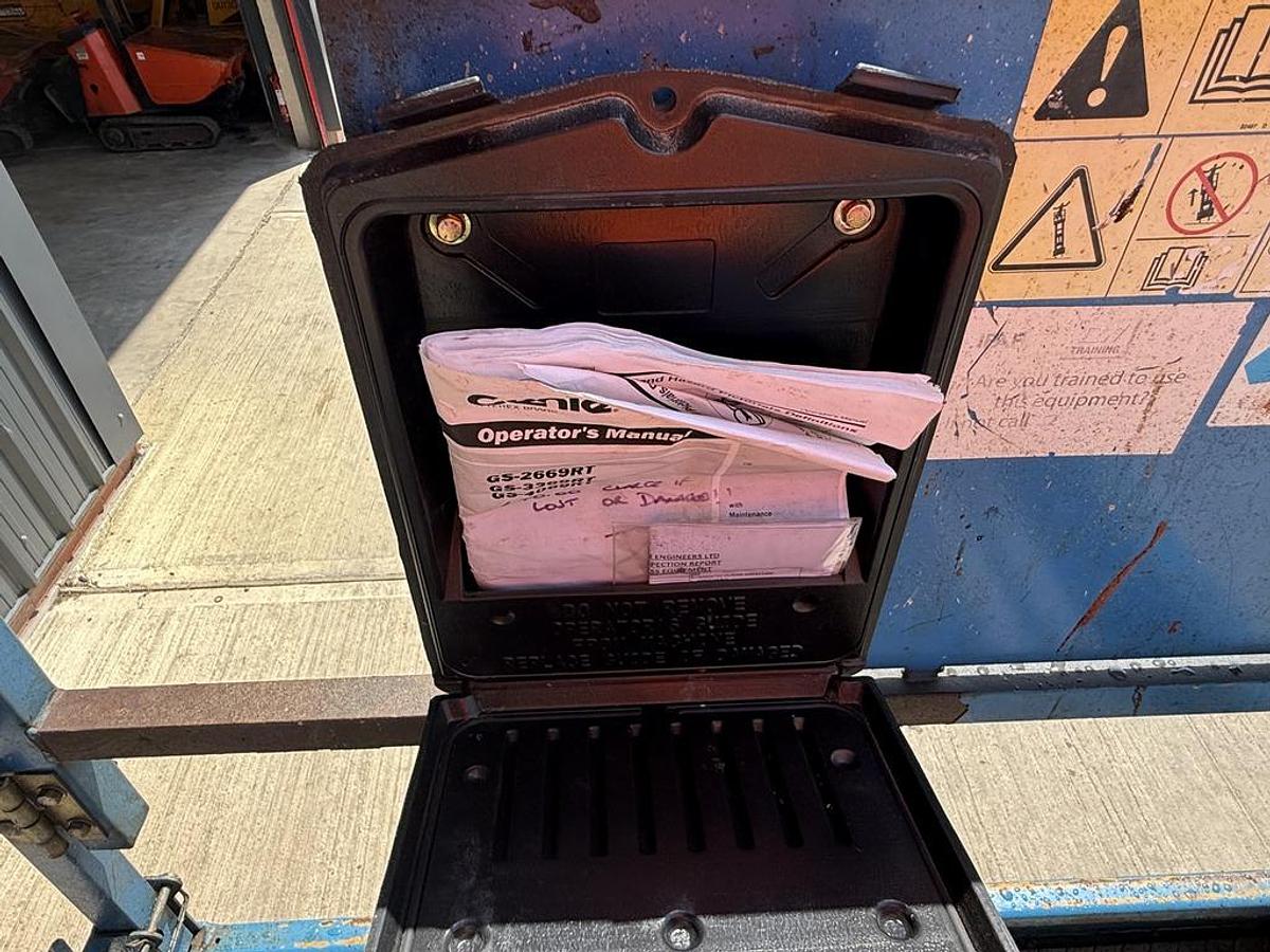 Used Genie GS3369 RT 12m Scissor Lift
