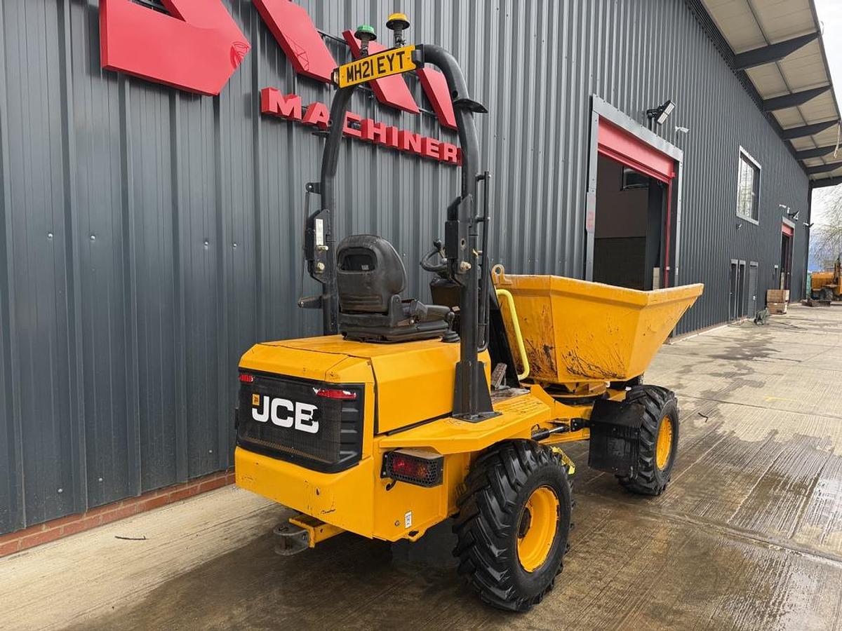 Used JCB 3T-2 ST 3t Swivel Dumper
