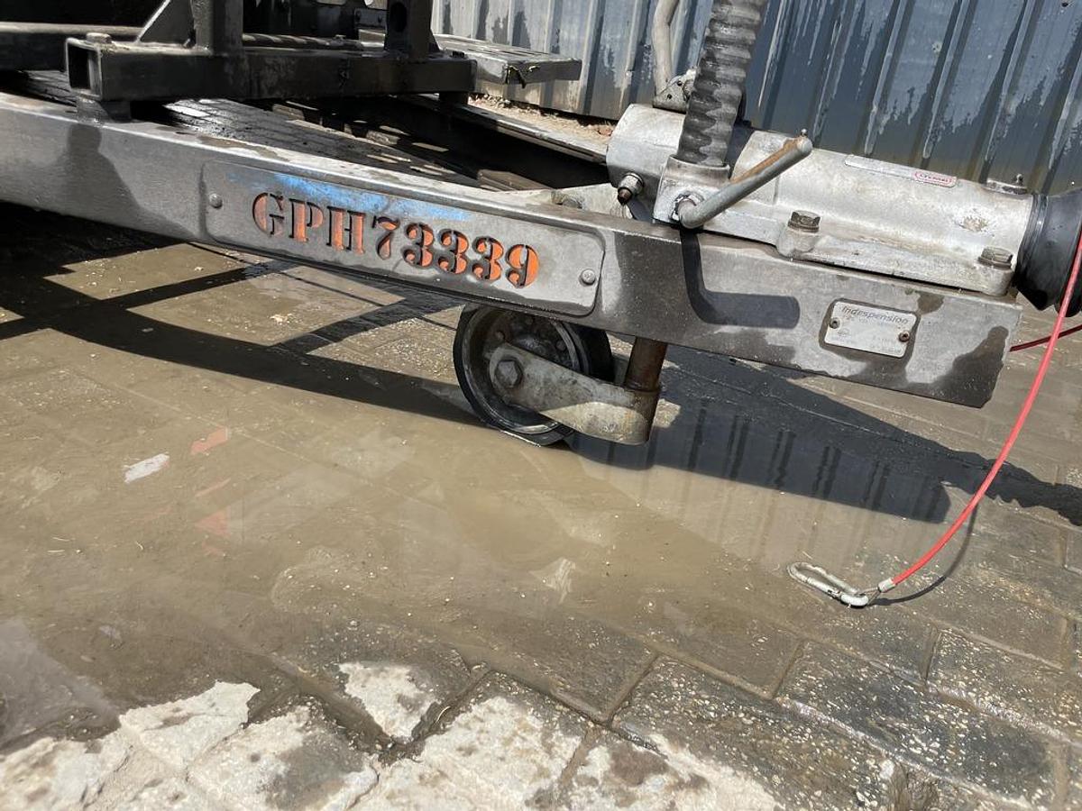 Used Indespension 3.5t Autoclamp Plant Trailer