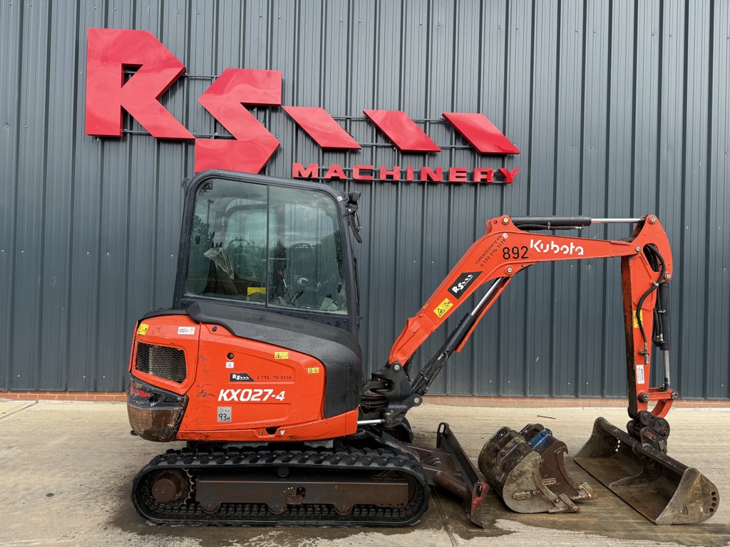 Used Kubota KX027-4 2.7t Mini Excavator
