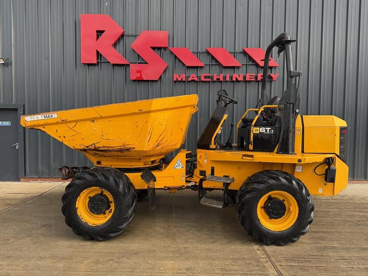 Used JCB 6T-1 ST 6 Ton Swivel Dumper