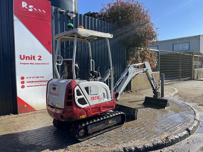 Used Takeuchi TB216 1.8t Mini Excavator