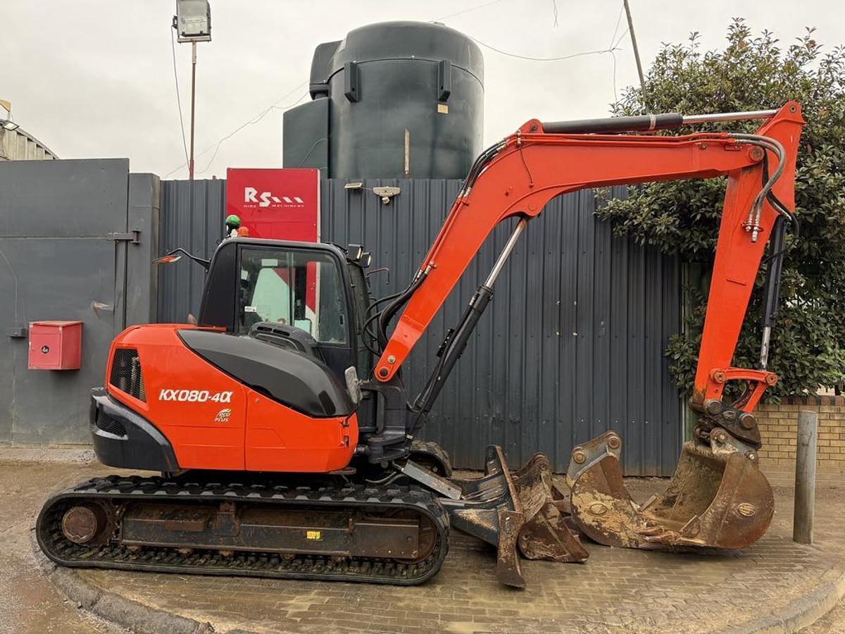 Used Kubota KX080-4 8t Mini Excavator