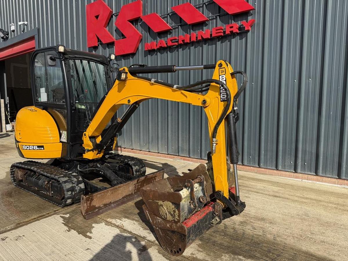 Used JCB 8026 CTS 2.8t Mini Excavator
