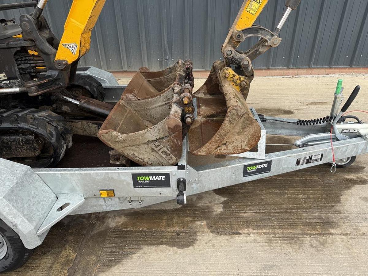 Used JCB 15C-1 1.5t Mini Excavator + New Trailer