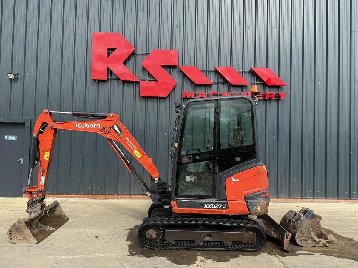 Used Kubota KX027-4 2.7t Mini Excavator
