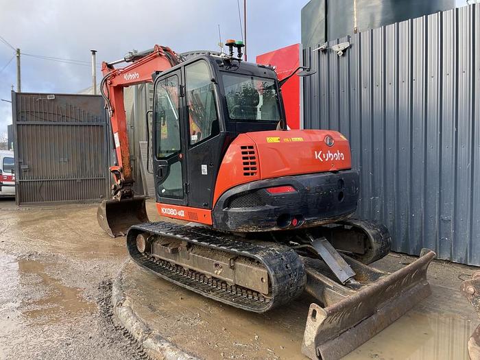 Used KUBOTA KX080-4