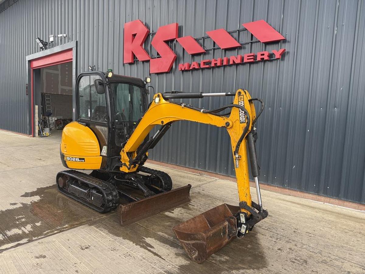 Used JCB 8026 CTS 2.8t Mini Excavator