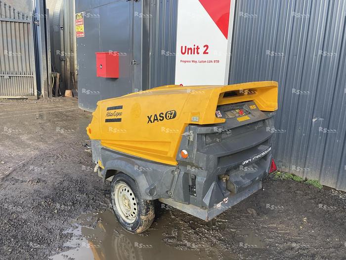Used ATLAS COPCO XAS67 KD