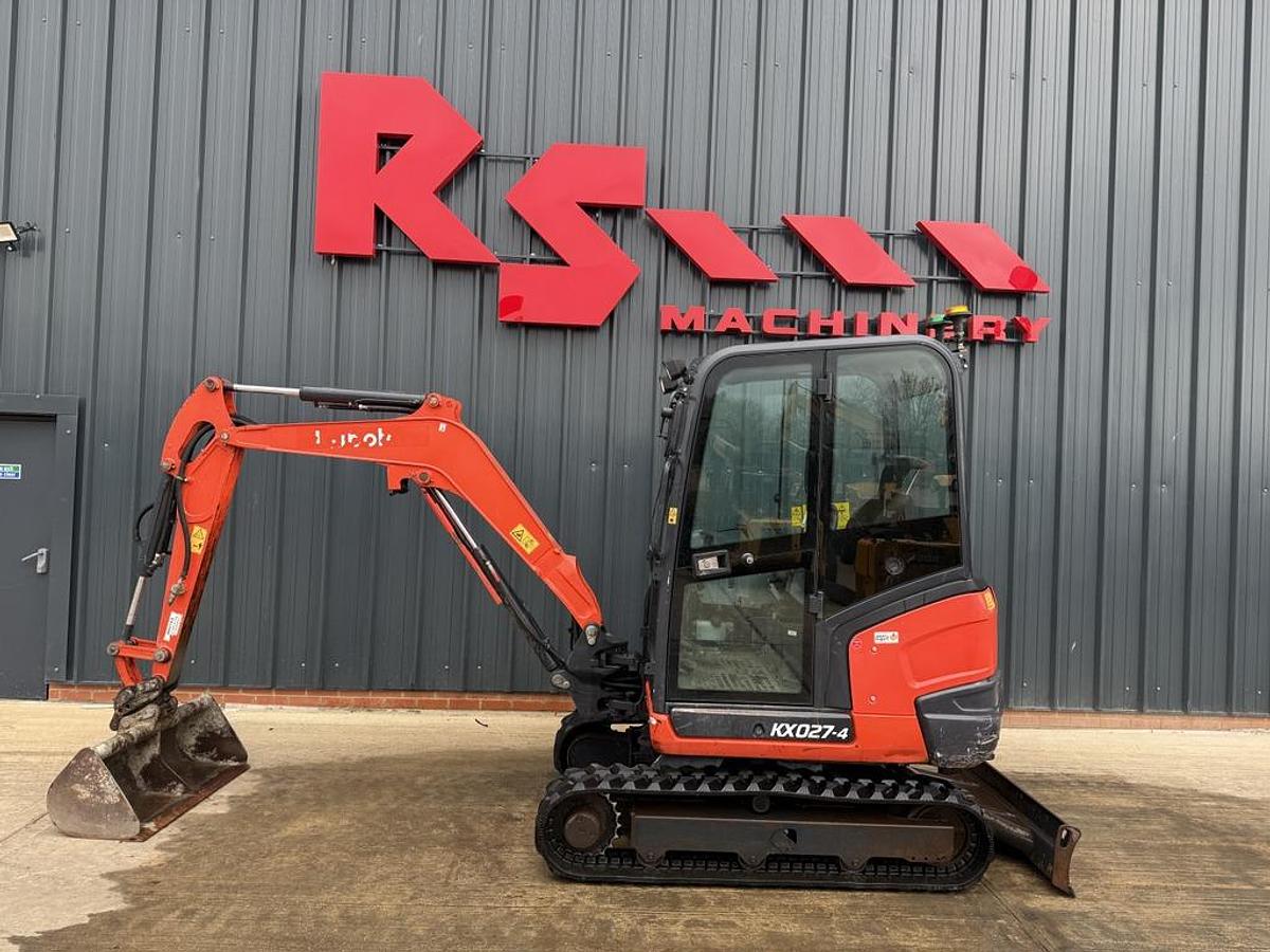 Used Kubota KX027-4 2.7t Mini Excavator