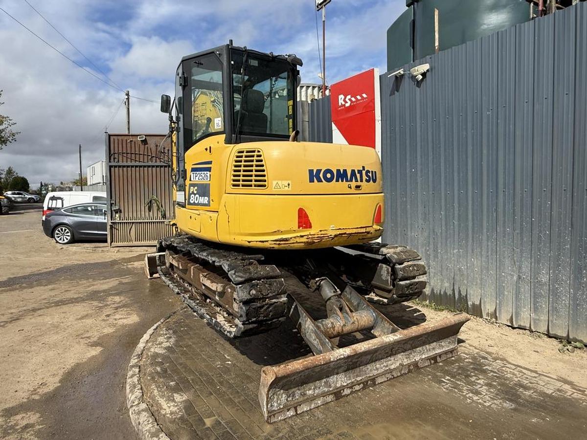 Used Komatsu PC80MR-5 8t Mini Excavator