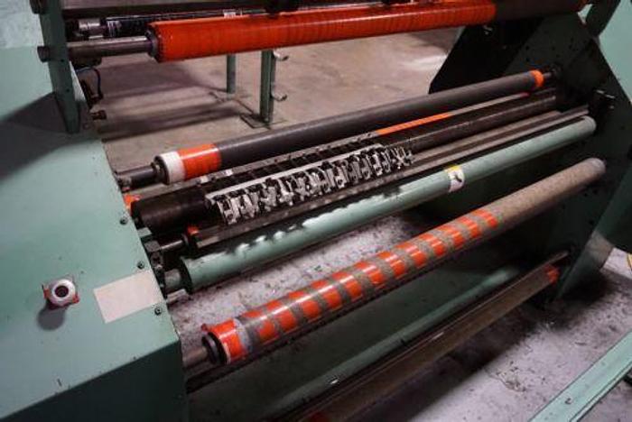 Used 62" DUSENBERY 635 DUPLEX SLITTER REWINDER