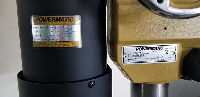 Used 2016 *SOLD* Drill Press- Powermatic PM2800B